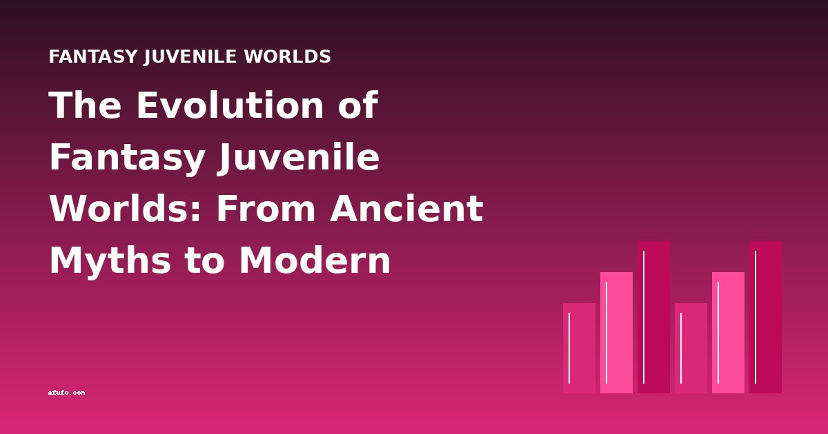 The Evolution of Fantasy Juvenile Worlds: From Ancient Myths to Modern Masterpieces