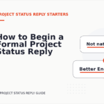 How to Begin a Formal Project Status Reply