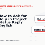 How to Ask for Help in Project Status Reply English
