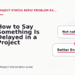 How to Say Something Is Delayed in a Project Status Reply