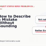 How to Describe a Mistake Without Sounding Rude in Project Status Reply English