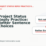 Project Status Reply Practice: Better Sentence Choices