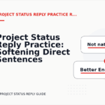 Project Status Reply Practice: Softening Direct Sentences